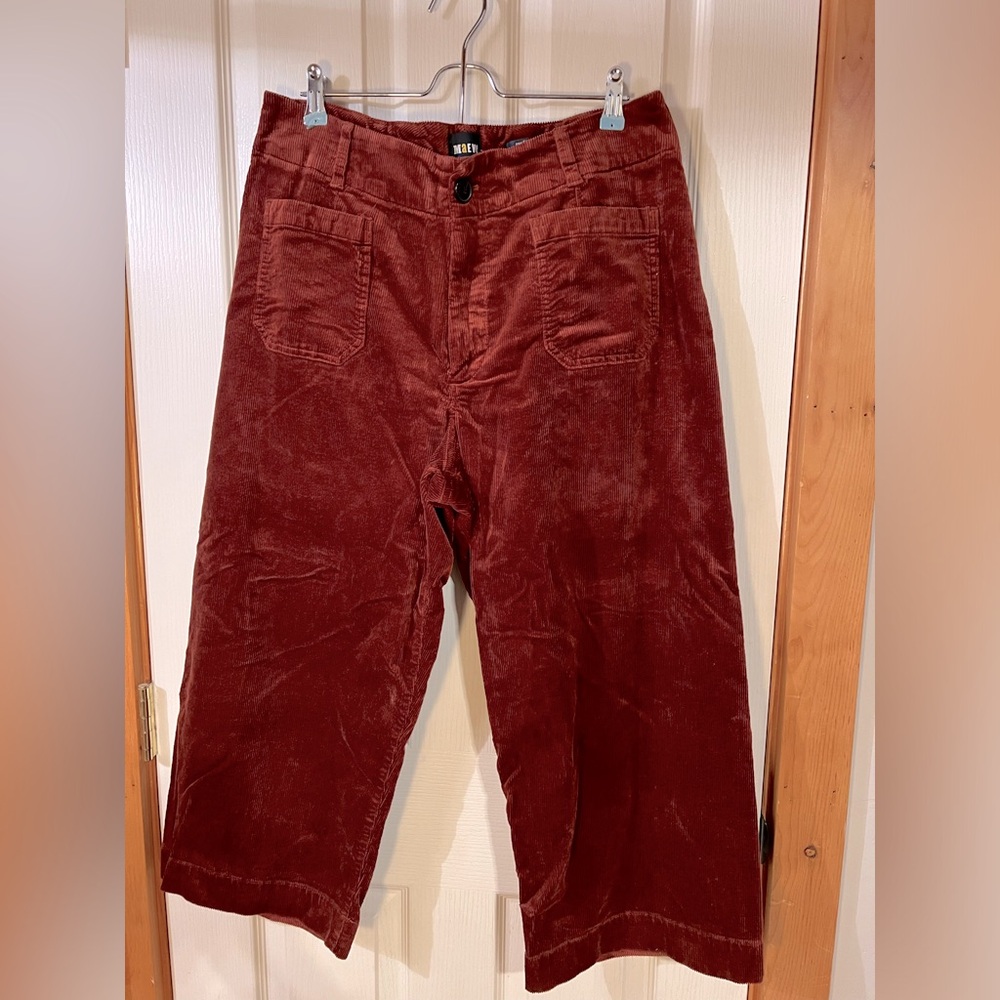 Maeve by Anthropology Colette Corduroy Crop size 16